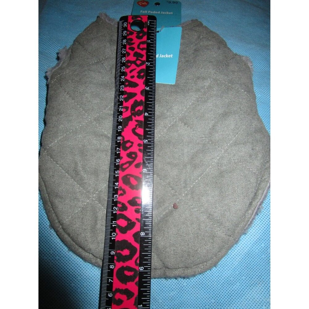 Pet Central Fall Padded Dog Coat Winter Jacket Coat Size S Small Grey
